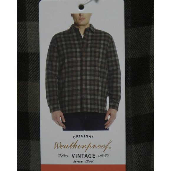 Weatherproof Vintage Mens Fleece Lined Shirt Jacket • Green • Sz M • NWT - Picture 3 of 12